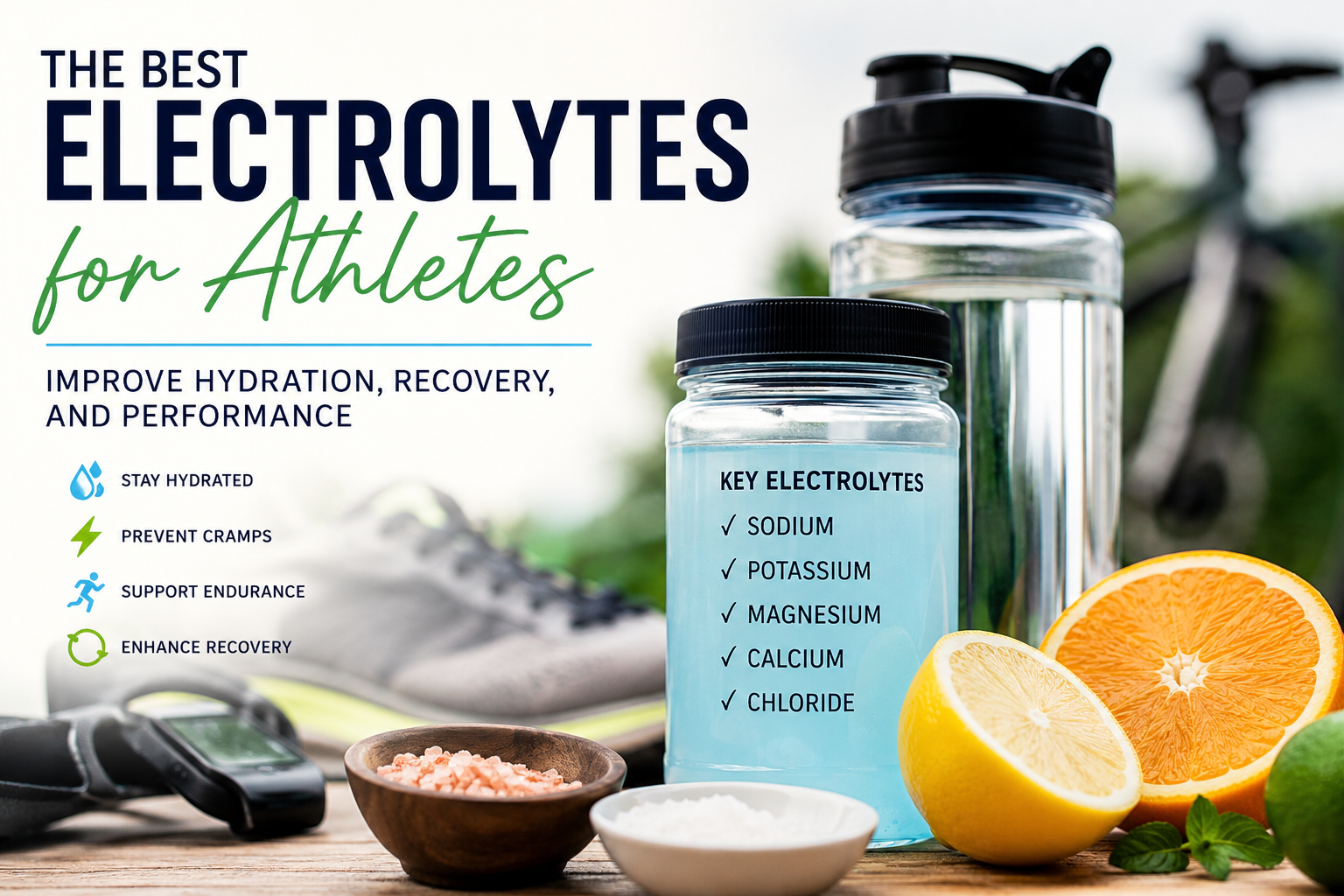 Electrolytes for athletes to improve hydration and recovery